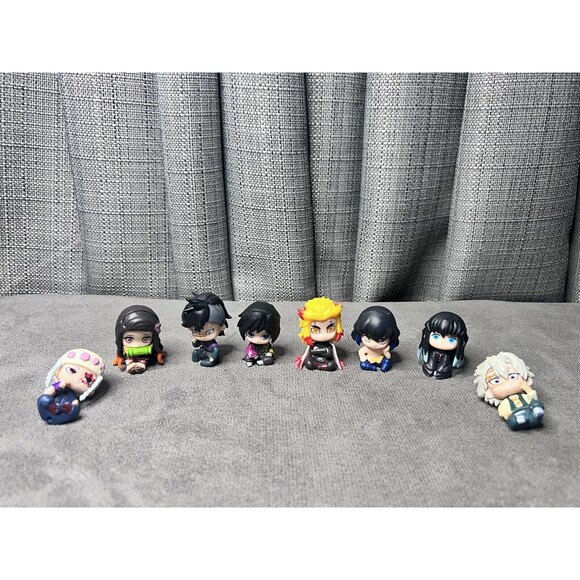 Demon Slayer Kimetsu No Yaiba HASHIRA Mini Figure Anime Suwarasetai Lot Toy - Picture 1 of 11